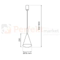 Lampa wisząca CAPITAL TAUPE Ø17cm 1xGX53 Milagro MLP2468 - 8