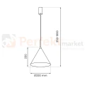 Lampa wisząca CAPITAL TAUPE Ø32cm 1xGX53 - 8