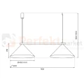 Lampa wisząca CAPITAL TAUPE 2xGX53 Milagro MLP2472 - 8