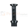 Gniazdo meblowe automatycznie wysuwane LIFT BOX 3x230V + 1xUSB-A + 1xUSB-C + ładowanie indukcyjne czarne perfekt market olsztyn
