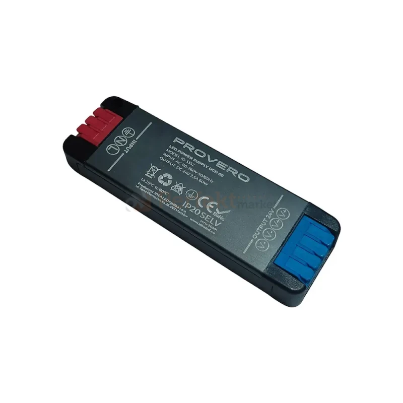 Zasilacz UCD LED 24V 2,5A 60W DC IP20 SELV ultrakompaktowy perfekt market olsztyn