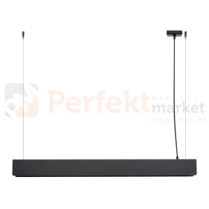 Lampa wisząca SPARK czarna czarna 100 cm listwa belka Sollux SL.1395