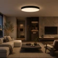Plafon sufitowy LED RANT 80 CCT czarny ściemnialny AZ6304 Azzardo aranżacja.webp
