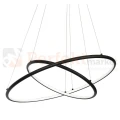 Lampa wisząca Orion black LED 53W okręgi circle  Milagro 508 perfekt market olsztyn