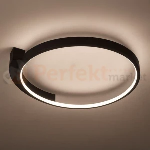 Lampa sufitowa plafon nowoczesny LED LUNA 18W 4000K czarny