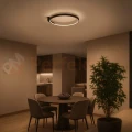 Lampa sufitowa plafon nowoczesny LED LUNA 18W 4000K czarny - 4