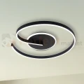 Lampa sufitowa LED spiralna LORENZO 22W 4000K czarna
