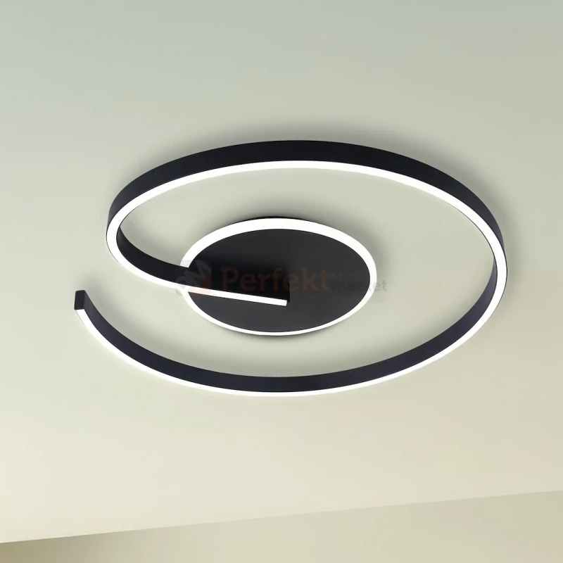 Lampa sufitowa LED spiralna LORENZO 22W 4000K czarna - 9