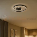Lampa sufitowa LED spiralna LORENZO 22W 4000K czarna - 3