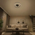 Lampa sufitowa LED spiralna LORENZO 22W 4000K czarna - 6