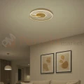 Lampa sufitowa LED spiralna złota LORENZO 22W 4000K - 5
