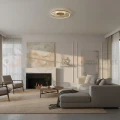 Lampa sufitowa LED spiralna złota LORENZO 22W 4000K - 6