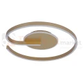 Lampa sufitowa LED spiralna złota LORENZO 22W 4000K - 7