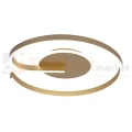 Lampa sufitowa LED spiralna złota LORENZO 22W 4000K - 8