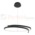 Lampa wisząca LED spiralna czarna LORENZO 35W 4000K ML1583 Milagro - 2