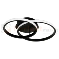 Lampa sufitowa LED czarna dwa ringi TITANO 12W 4000K Milagro ML1852 - 5