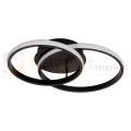 Lampa sufitowa LED czarna dwa ringi TITANO 12W 4000K Milagro ML1852 - 6