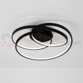 Lampa sufitowa LED spiralna czarna TURNER 32W 4000K ML2058 Milagro