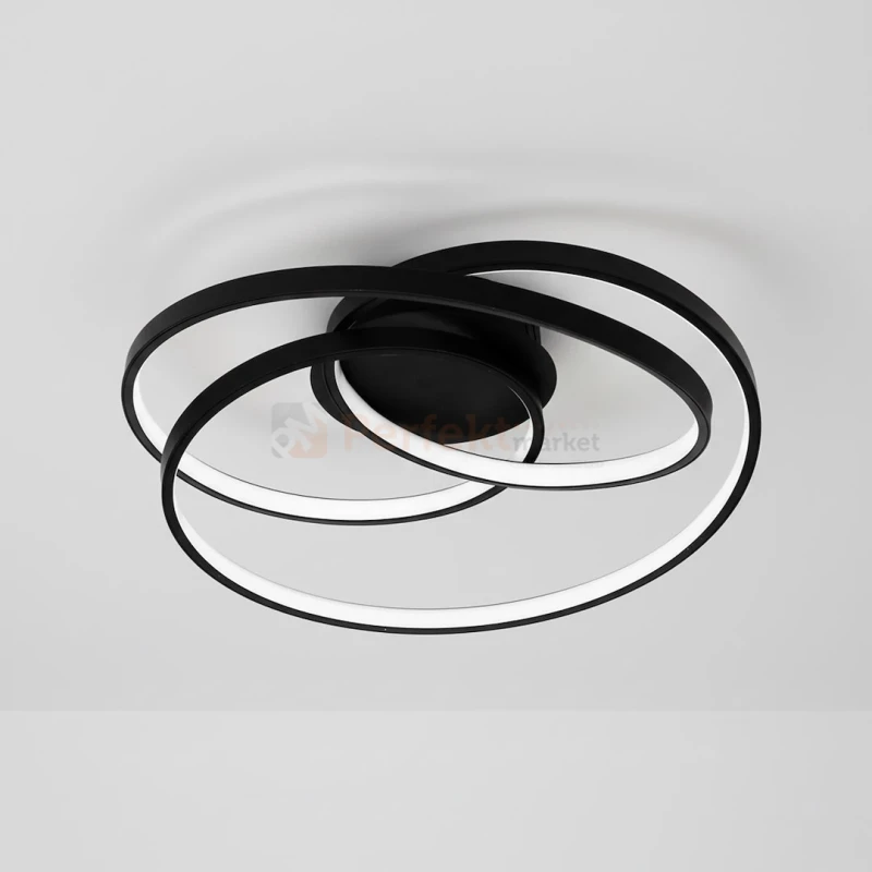 Lampa sufitowa LED spiralna czarna TURNER 32W 4000K ML2058 Milagro - 9