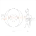 Lampa sufitowa LED spiralna czarna TURNER 32W 4000K ML2058 Milagro - 8