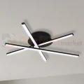 Lampa sufitowa LED nowoczesna czarna STICK 12W 4000K ML1850 Milagro