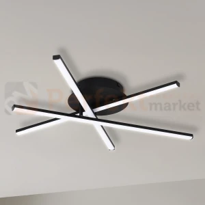 Lampa sufitowa LED nowoczesna czarna STICK 12W 4000K ML1850 Milagro