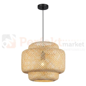 Lampa wisząca boho bambus HESTIA 40cm 1xE27 Milagro ML1809