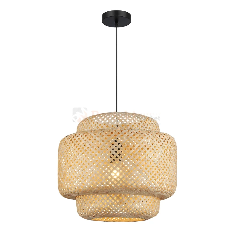 Lampa wisząca boho bambus HESTIA 40cm 1xE27 Milagro ML1809 - 6