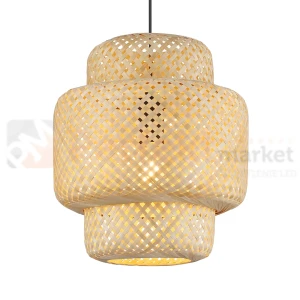 Lampa wisząca boho bambus HESTIA 30cm 1xE27 Milagro ML1808