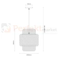 Lampa wisząca boho bambus HESTIA 30cm 1xE27 Milagro ML1808 - 5
