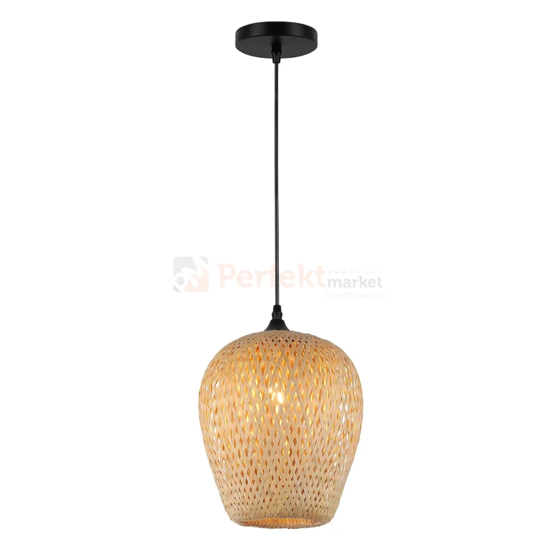 Lampa wisząca boho bambus ALMA 1xE27 Milagro ML1807 - 6