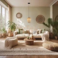 Lampa wisząca boho bambus ALMA 1xE27 Milagro ML1807 - 3