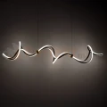 Lampa wisząca LED spiralna czarno złota nowoczesna COLIA 55W 4000K Milagro ML1182