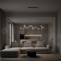 Lampa wisząca LED spiralna czarno złota nowoczesna COLIA 55W 4000K Milagro ML1182 - 2