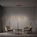 Lampa wisząca LED spiralna czarno złota nowoczesna COLIA 55W 4000K Milagro ML1182 - 3