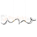 Lampa wisząca LED spiralna czarno złota nowoczesna COLIA 55W 4000K Milagro ML1182 - 5