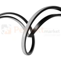 Lampa wisząca LED spiralna czarno złota nowoczesna COLIA 55W 4000K Milagro ML1182 - 6