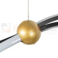 Lampa wisząca LED spiralna czarno złota nowoczesna COLIA 55W 4000K Milagro ML1182 - 7