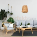 Lampa wisząca boho VIMINI NATURAL WOOD 1xE27 Milagro MLP7990 - 5