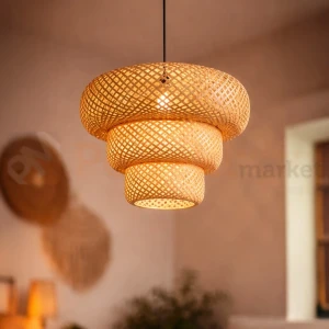 Lampa wisząca boho naturalna Tulum 1xE27 Milagro ML2586