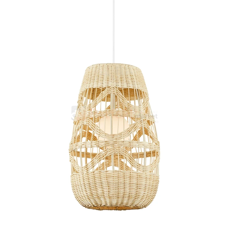 Lampa wisząca rattan ARONA NATURAL 1xG9 25cm Milagro ML0352 - 6