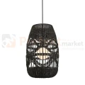 Lampa wisząca Arona boho rattanowa czarna1xG9 fi 25cm Milagro ML0354 - 2