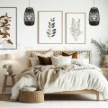 Lampa wisząca Arona boho rattanowa czarna1xG9 fi 25cm Milagro ML0354 - 4