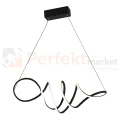Lampa wisząca LED spiralna nowoczesna czarna LOCA BLACK 56W 4000K ML5756