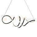 Lampa wisząca LED spiralna nowoczesna czarna LOCA BLACK 56W 4000K ML5756 - 2