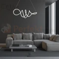 Lampa wisząca LED spiralna nowoczesna biała LOCA WHITE 56W 4000K ML5491 - 6