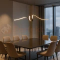 Lampa wisząca LED spiralna wstążka czarna LOOP 28W 4000K Milagro ML1577 - 2