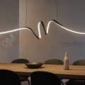 Lampa wisząca LED spiralna wstążka czarna LOOP 28W 4000K Milagro ML1577 - 4
