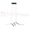 Lampa wisząca LED spiralna wstążka czarna LOOP 28W 4000K Milagro ML1577 - 5