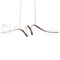 Lampa wisząca LED spiralna wstążka czarna LOOP 28W 4000K Milagro ML1577 - 6